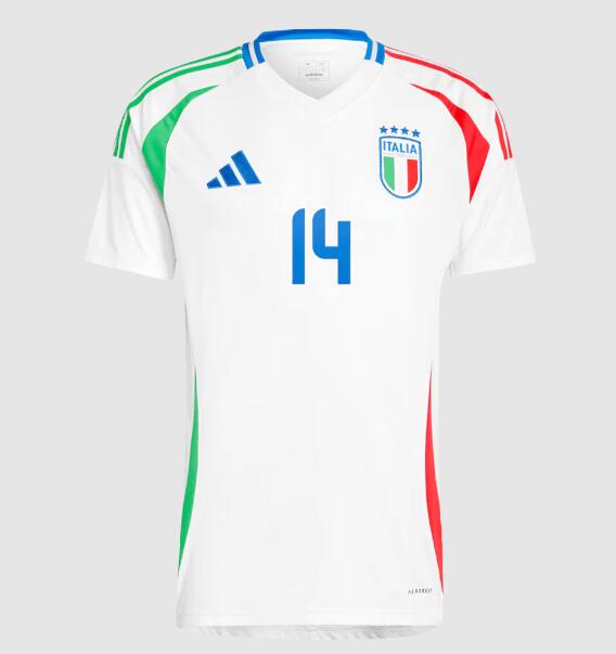 (image for) CHIESA #14 Italy Away Jersey Euro 2024